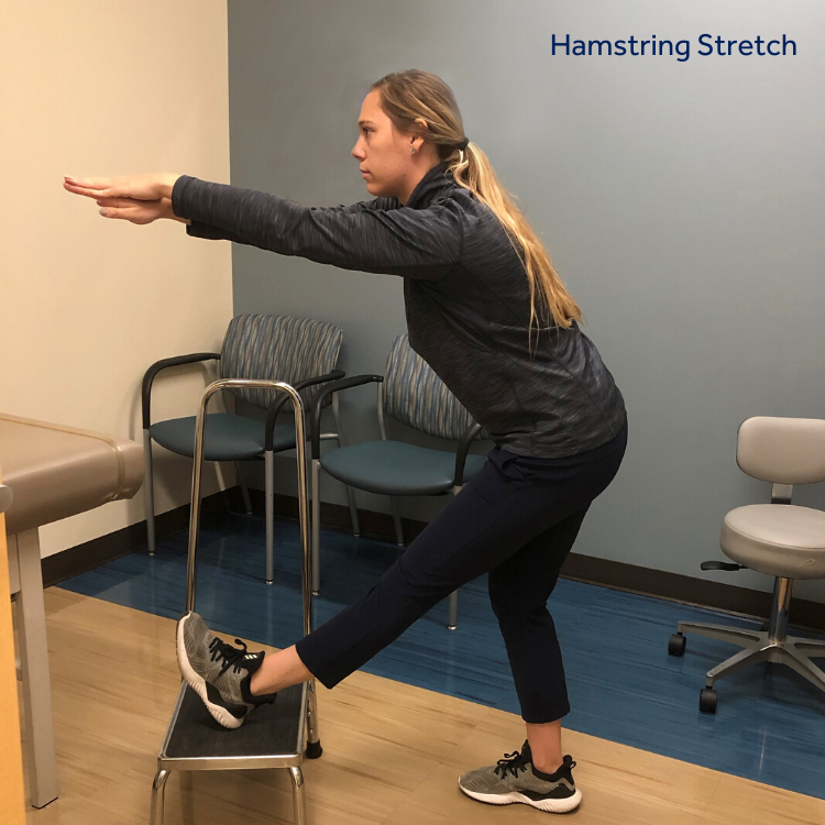 Estiramiento del tendón de la corva